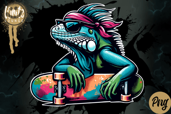 Download Iguana Skateboard Skater - Boar Collection