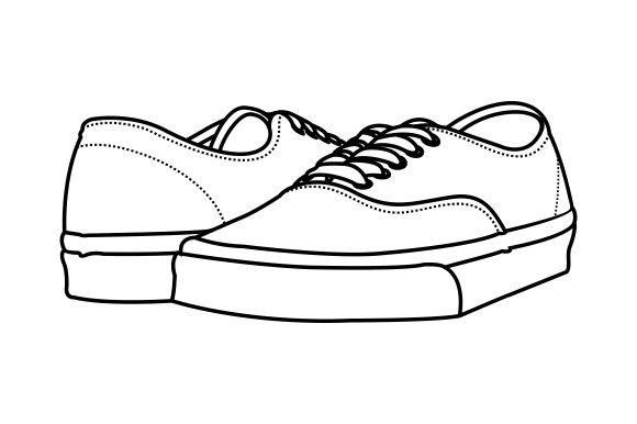 Download Shoes Line Art - Shoes Collection