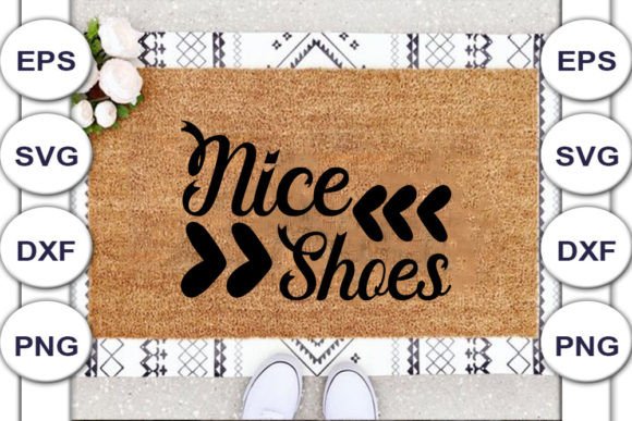 Download Doormat SVG Design, Nice Shoes - Shoes Collection
