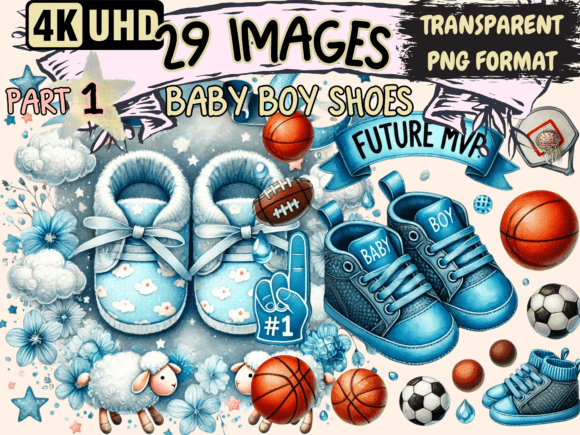 Download Baby Boy Shoes Clipart P1 - Shoes Collection