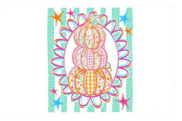 Download Colorful Stacked Pumpkin Clipart PNG - Premium Resources