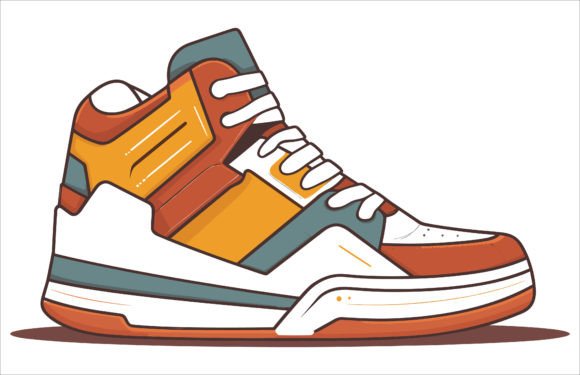 Download Basketball Shoes Vector Illustration - Shoes Collection