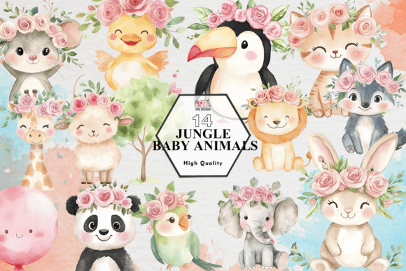 Download Jungle Baby Animals PNG - Baby animals png Collection